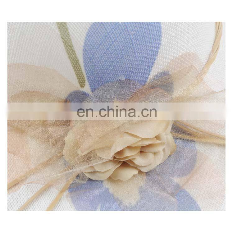 TOROS high quality floral hat 100 polyester summer hat holiday pattern printed hat for women