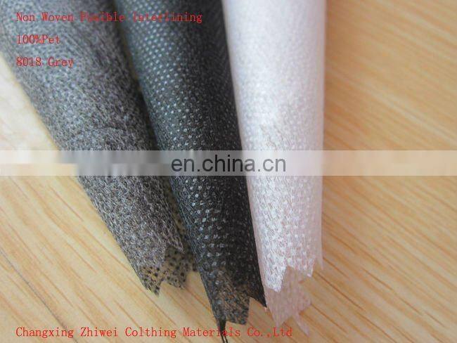 Dot interlining Eco-Friendly China Professional Factory Made Single dot Non Woven Fusible Interlining