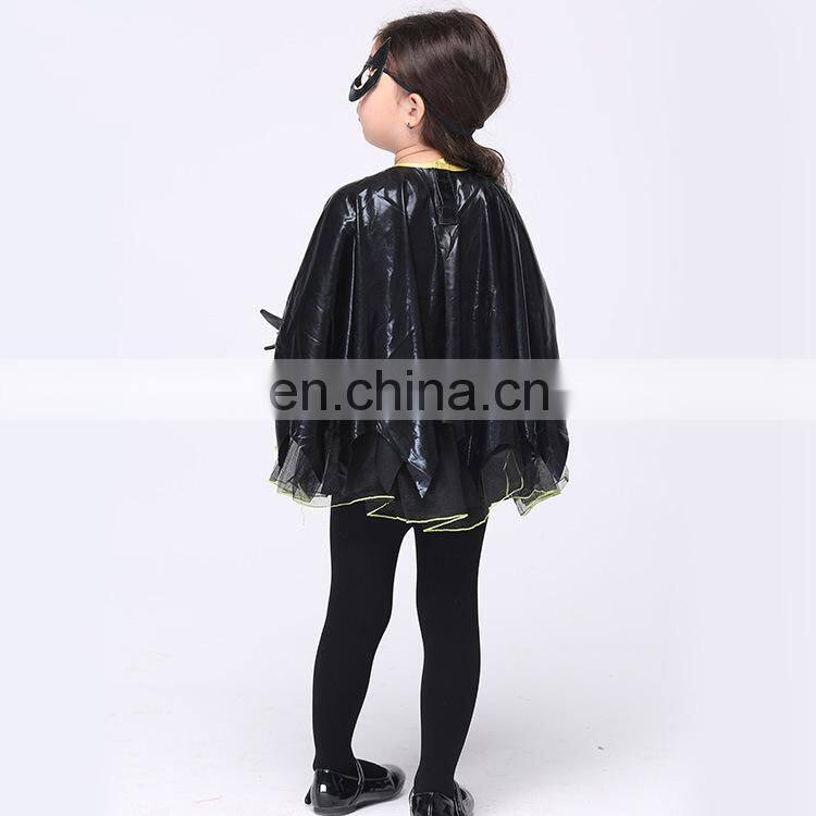 Cute Bat Man Costume for Girl Kids, Hawlloween Costume for Kids