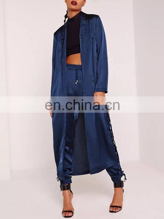 Top nice design style long women coat ladies long coats design