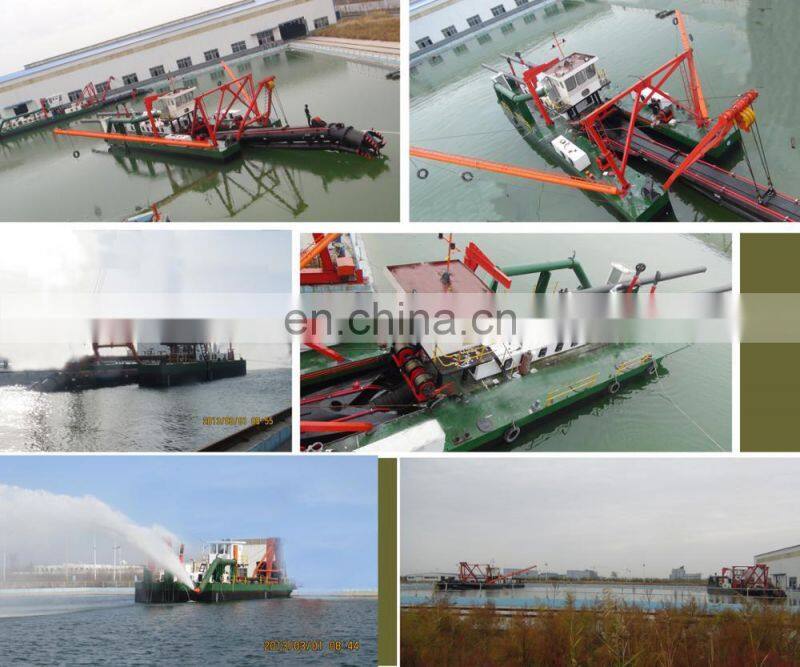 8/12/18/24/26 Inch Cutter suction dredger river sand dredging machine with engine and cutter head