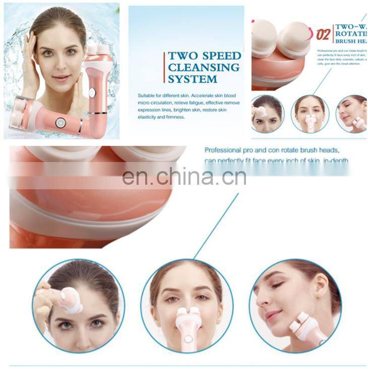 Alibaba Wholesale Factory Price Electric Rotating Face Beauty Device Best Facial Cleansing Brush For Acne