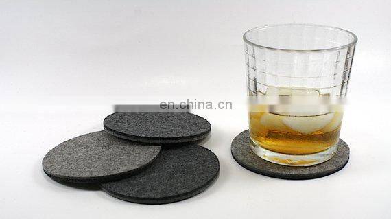 Felt Double Colors Drink Coasters in 4mm Thick