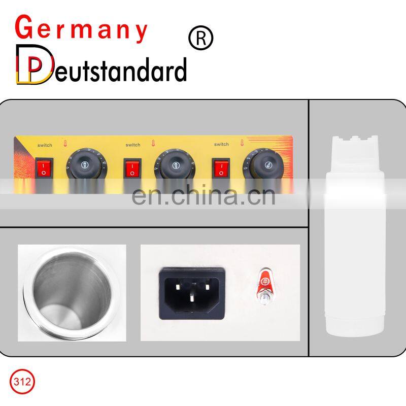 3 bottle sauce warmer electric sauce warming machine