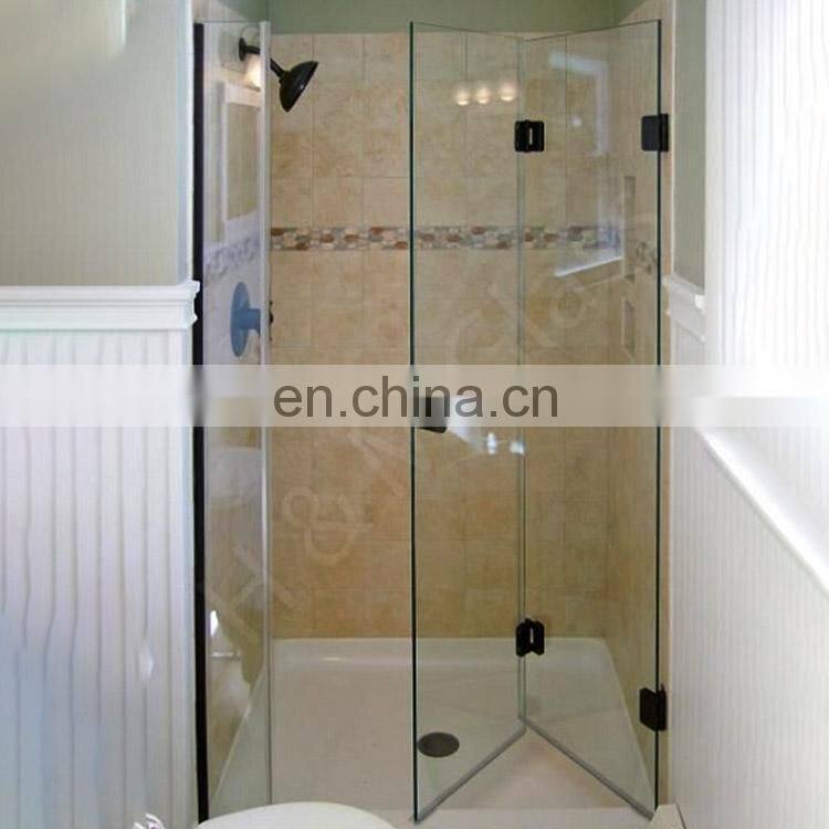 Frameless shower enclosureshower cubical tempered glass panels 6mm shower screen bathroom