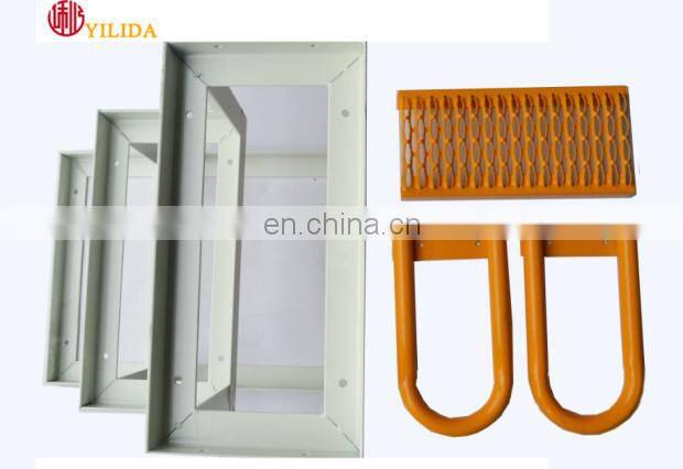 Anti-slip panel three step ladder outdoor metal stairs