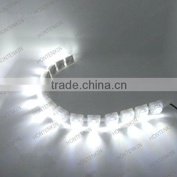100% waterproof bendable lights 0.5w / led Flexible DRL Daytime Running Light Fog Warning Lamp eagle eyes auto lamps