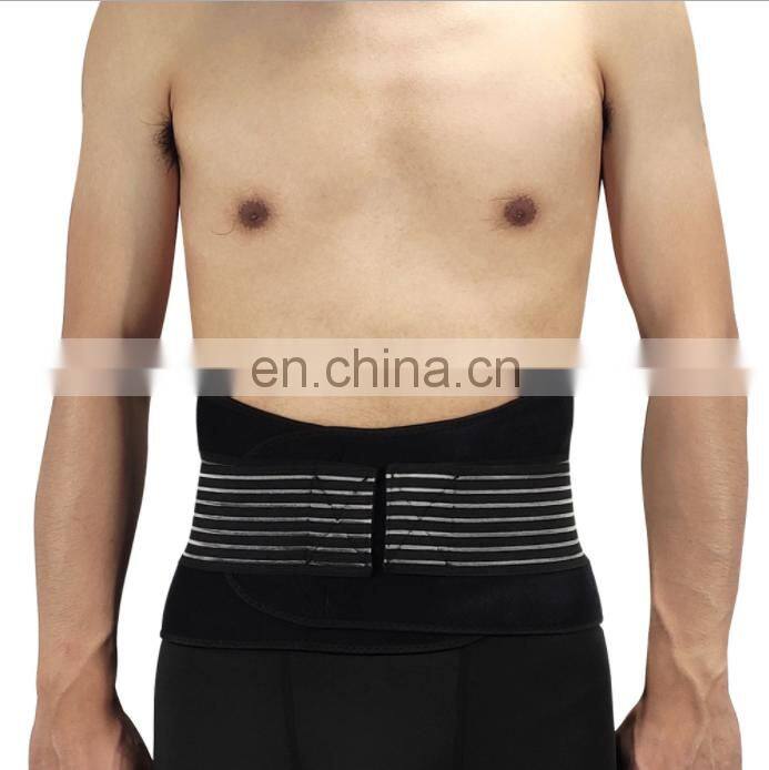 Adjustable breathable man waist back sweat corset, squat protection belt, weight lifting, pressure relief belt
