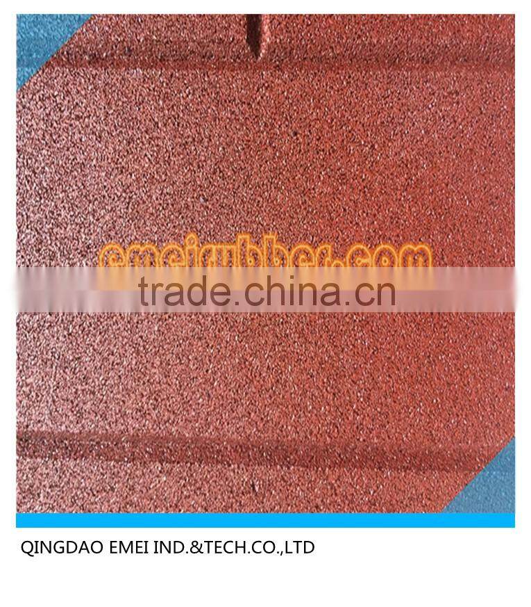 Standard brick rubber flooring