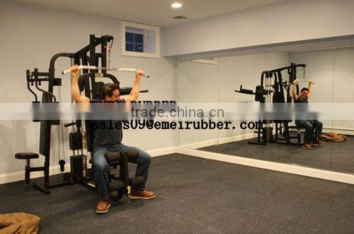 500*500mm,1000*1000mmEco-soft gym rubber tile