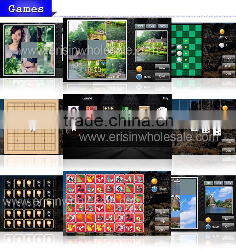 Erisin ES7153B 7" Autoradio Touch Screen 1 Din Car DVD Players GPS