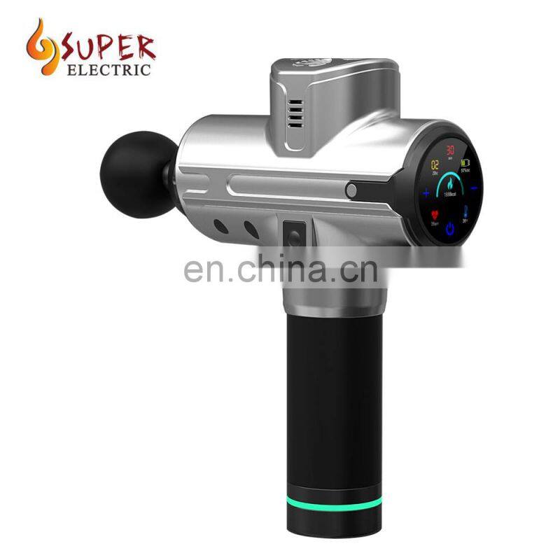 Super Electric STY-MG02 high 24V battery deep tissue impulse machine sports massage gun