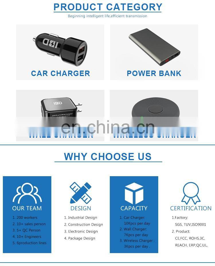 IBD 2019 Hot sale fast charging wireless charger 2 in 1 cable watch charger for iwatch charger for Apple watch for iPhone