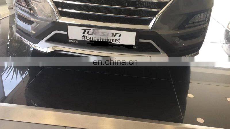 auto parts ABS material front and rear bumper guard protection bumper guard for 2019 hyundai Tucson new model