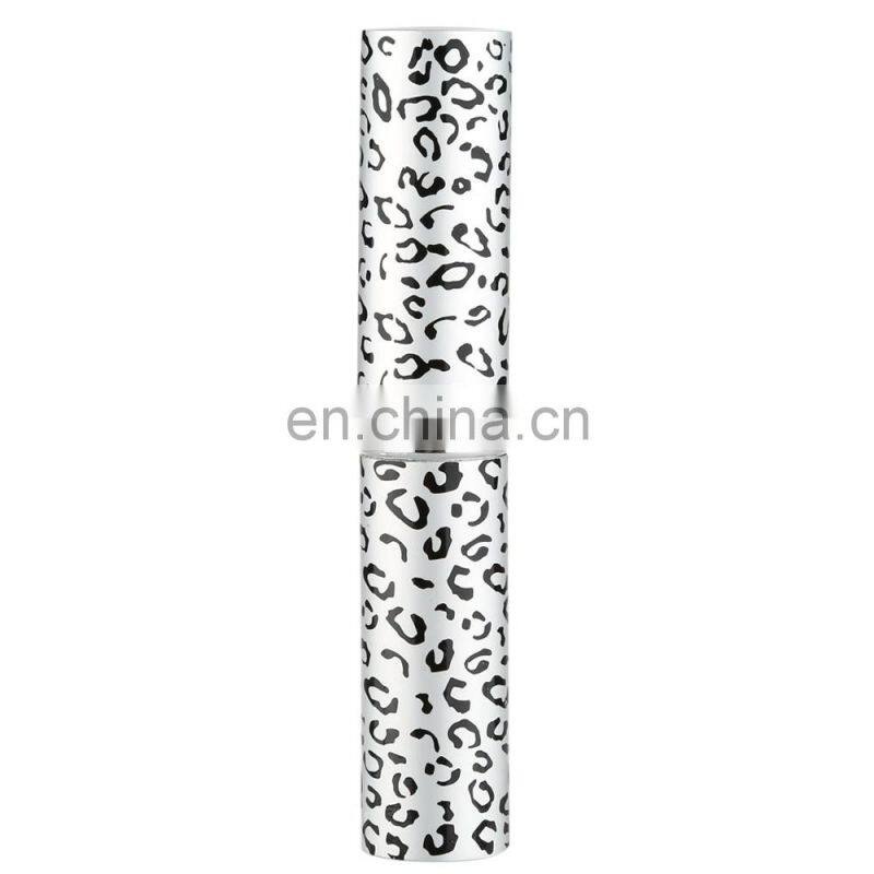 New Profession Leopard Print Retractable Makeup Brush Face Cheek Cosmetic Soft Powder Foundation Brush Blush Brush