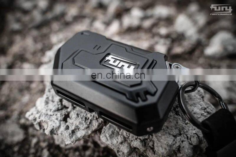 Fury Series Car Key Case For Jeep Wrangler JL Accessories Aluminum Car Key Shell