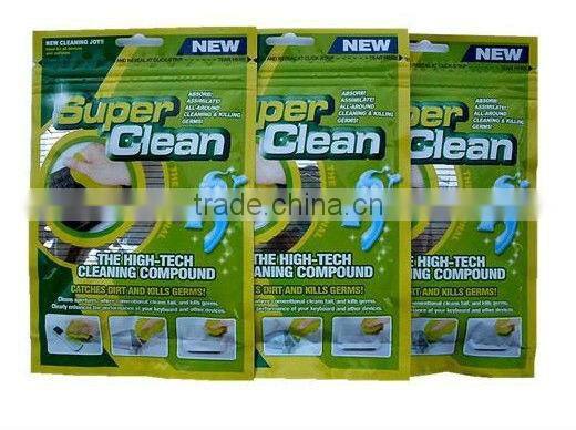 Super Clean High-Tech Cleaning Compound Computer Monitor Keyboard Dust Magic Slimy Gel