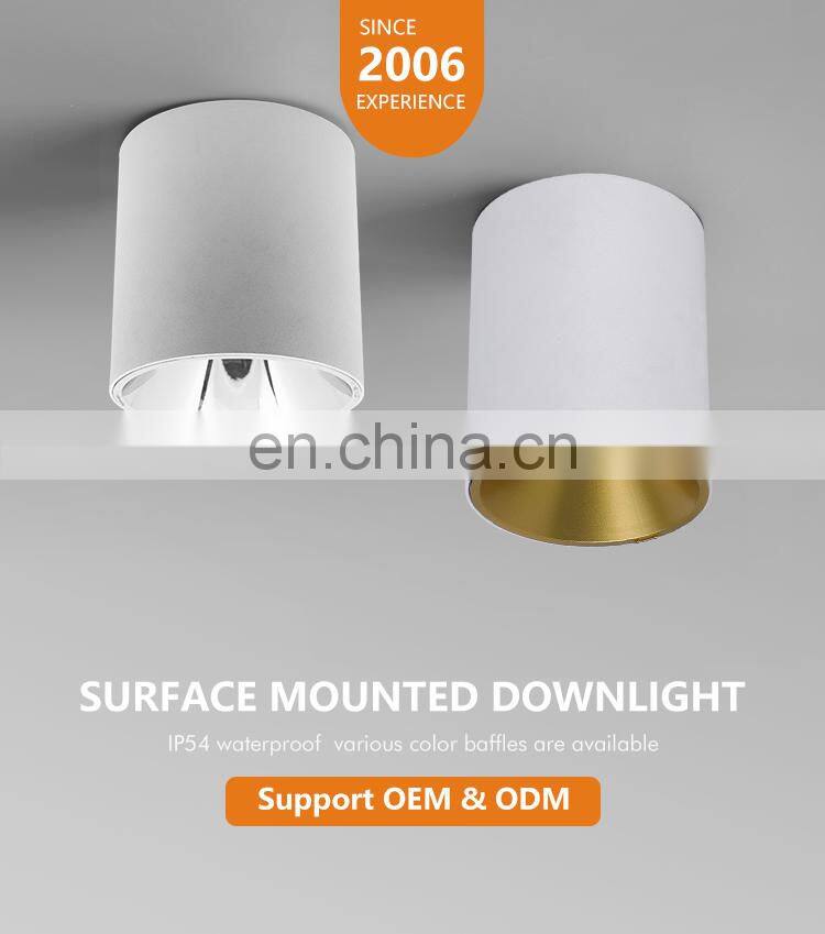 Hot Selling White Black Body Fixture Recessed Adjustable Commercial 10Watt LED Down Lights
