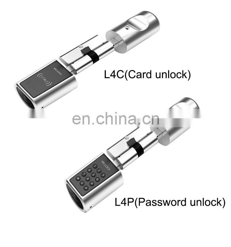 WE.LOCK new design smart security ttlock wifi control fingerprint door handle lock