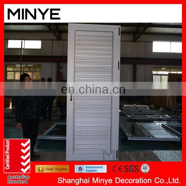 6063-T5 aluminum rolling shutter patio doors/roller shutter door/swing shutter doors