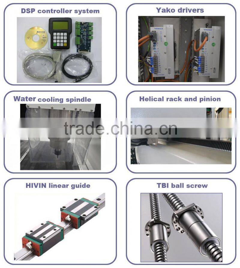 China supplier stone engraving machine for marble, granite cutting machine with best cnc router price