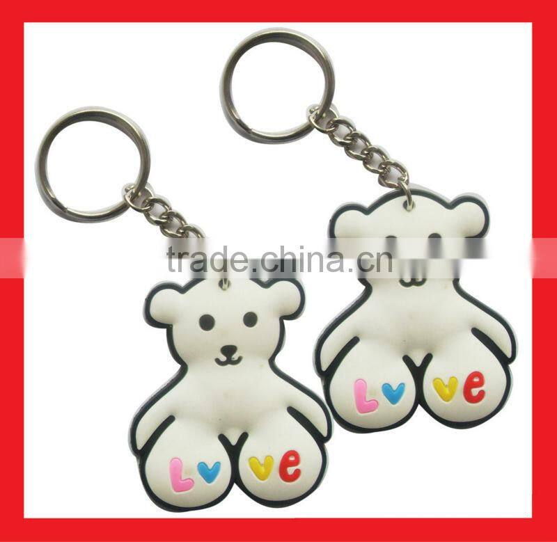 kids giveaway gifts, custom design PVC keychain cartoon