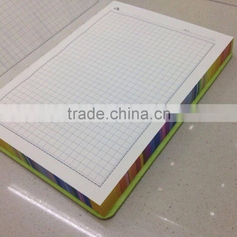Cloth material cover notebook with logo embossing