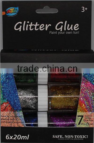 6ct*120ml Glitter Glue A0210