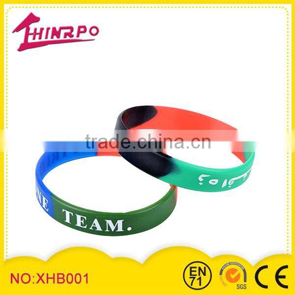 Cartoon character printing silicone bracelet children size kids silicone bands