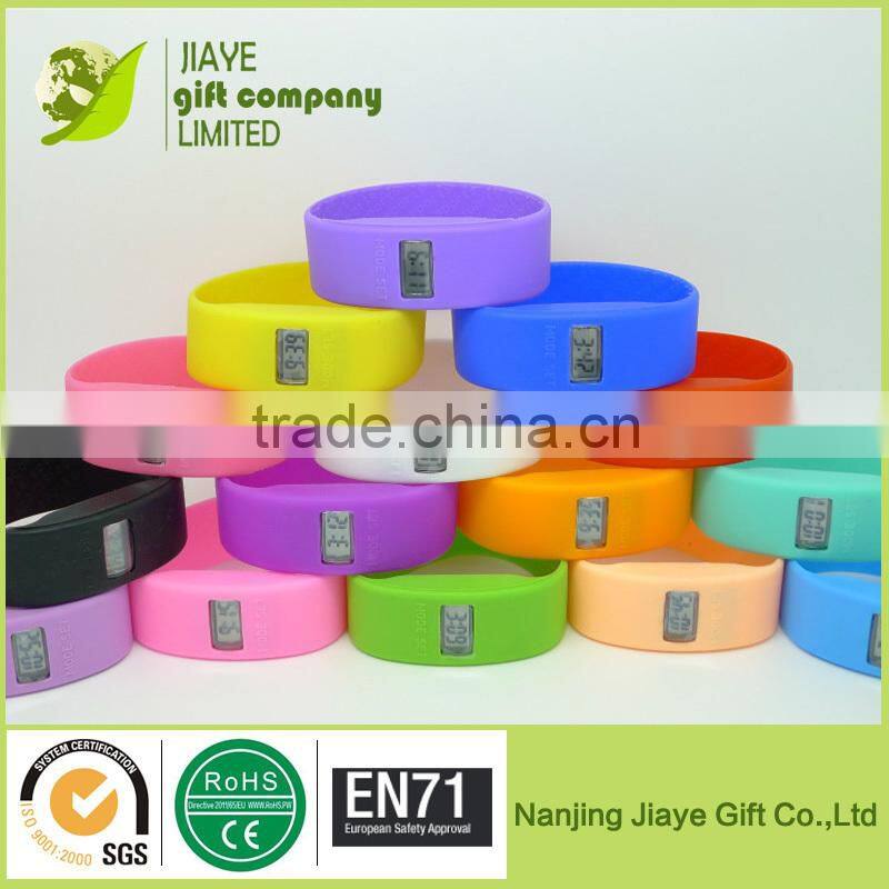 Silicone Digital Watch/Waterproof Silicone Bracelet Watch