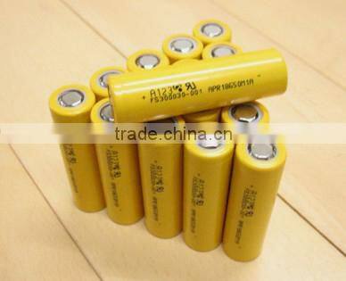 Original A123 APR18650M1A battery / A123 3.3v 1100mah 18650 battery