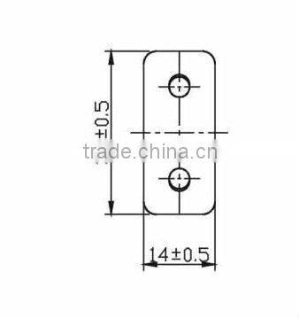 2 Pins Euro 10A 250V universal travel ac power plug adapter