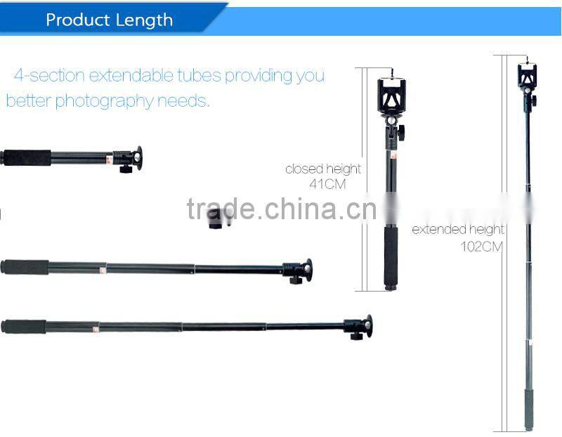 Factory outlet retractable handle monopod