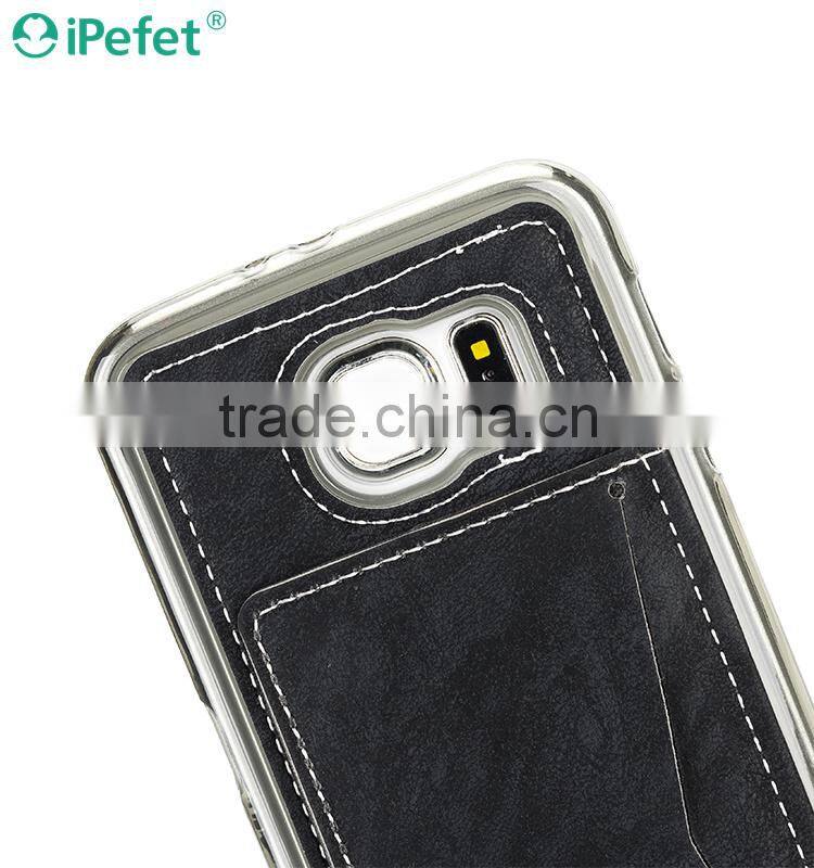 Luxury PU Leather Card Holder Wallet Stand Back Cover Case For iPhone 6/6S 4.7