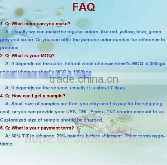 uhmwpe marine fender made in china/Competitive plastic fenders/Colorful fender board