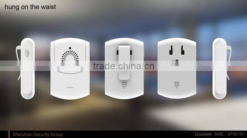 Wireless motion sensor doorbell /vibration doorbell for the deaf vibrator