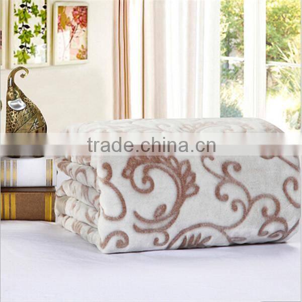China supply Soft feel comfortable home blanket fleece