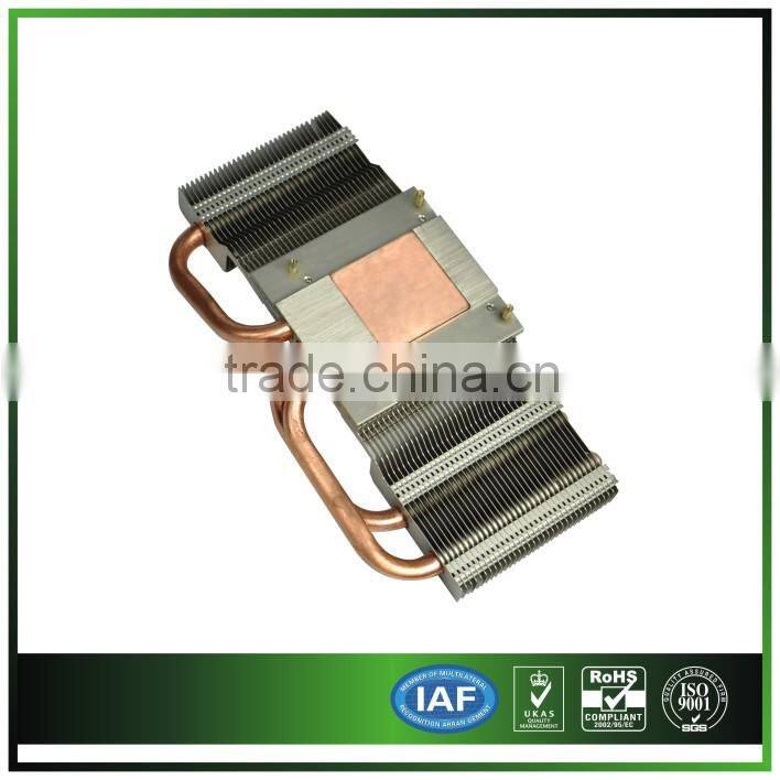 Heatsink for Industrial Equipment, 2 Pcs Nickel Plating Heatpipe