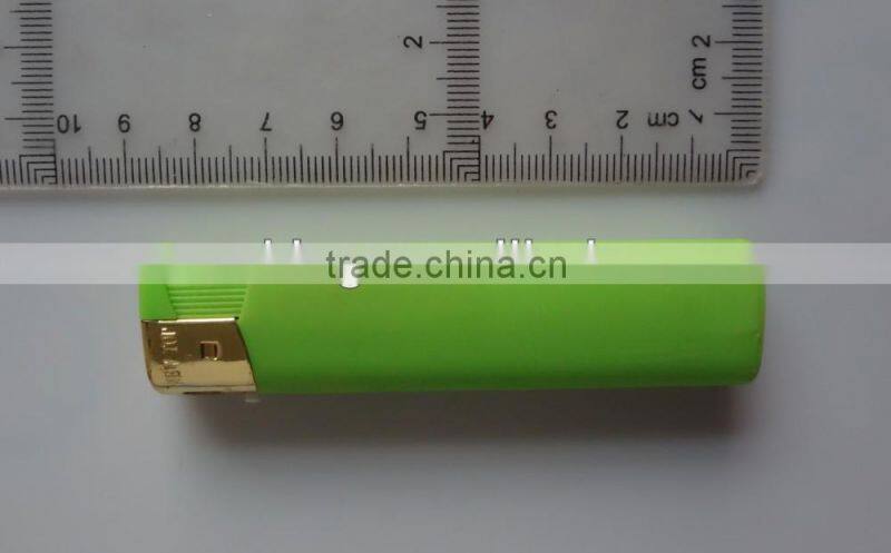 plastic material refillable round style electronic cigarette lighter