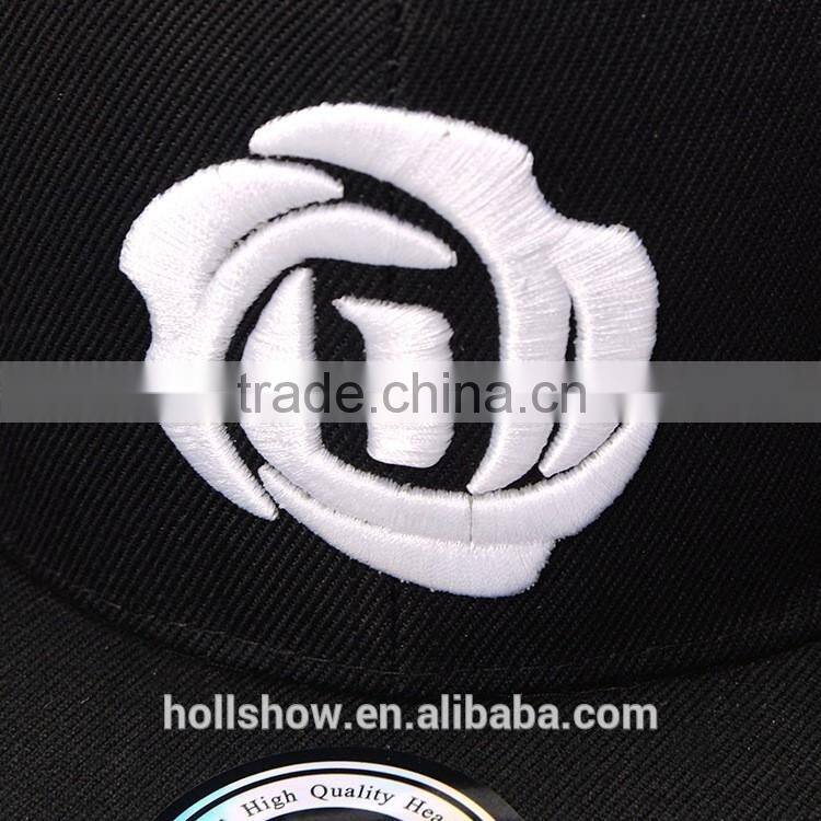 New Hot Basketball Star Flower Rose Embroidery Men Women Flat Cap Snapback