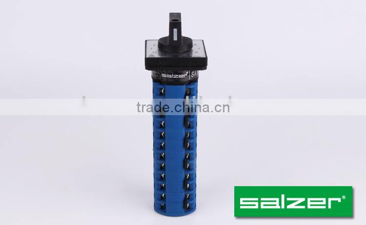 Salzer Multi-step SA16 12-12 rotary switch 12 position (TUV,CE and CB Approved)