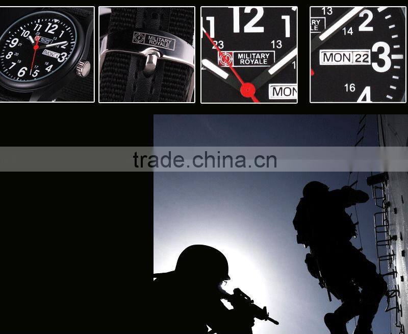 Mens Quartz Japan Movt Watch 3ATM Waterproof Military Watch MR051