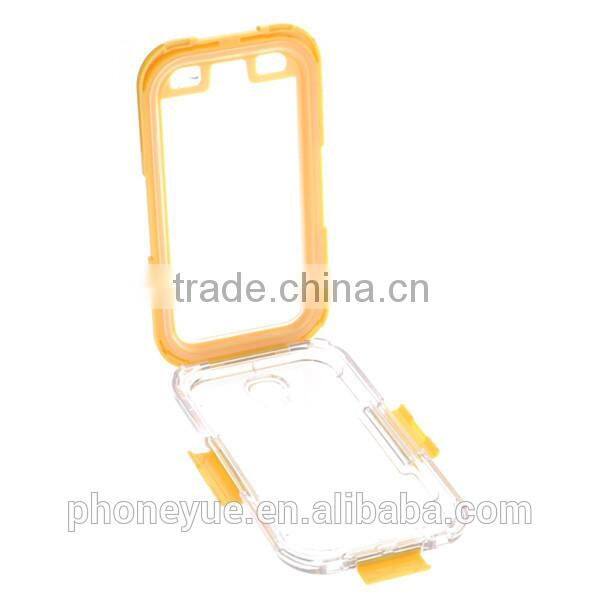 pc+silicone waterproof snowproof dirtproof cell phone display case
