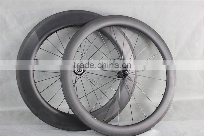 56mm clincher bicycle wheelset 700c road bike wheelset powerway M71 wheels carbon road bike wheelset W56C