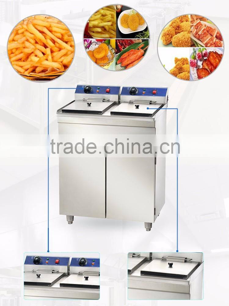 chicken machine used deep fryer chicken frying food electric machine with cabinet