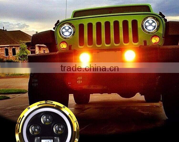 New arrival and Smart design round vehicles medical headlight led in 60W 7 inch