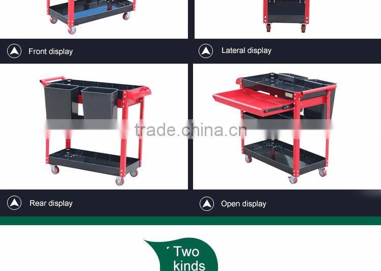 best-selling foldable 4 layer tool trolley multifunction plastic tool trolley cart