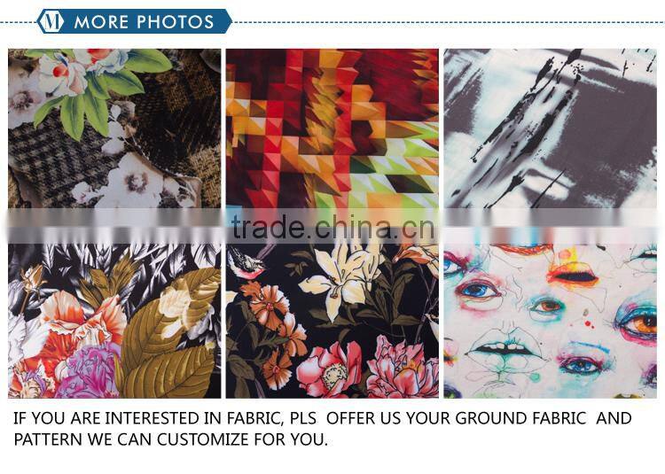 100% polyester digital print fabric made in china