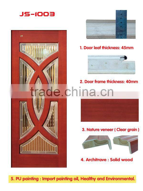 fiber glass interior wood door