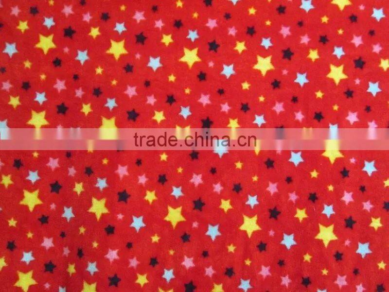 100% polyester flannel fleece fabric